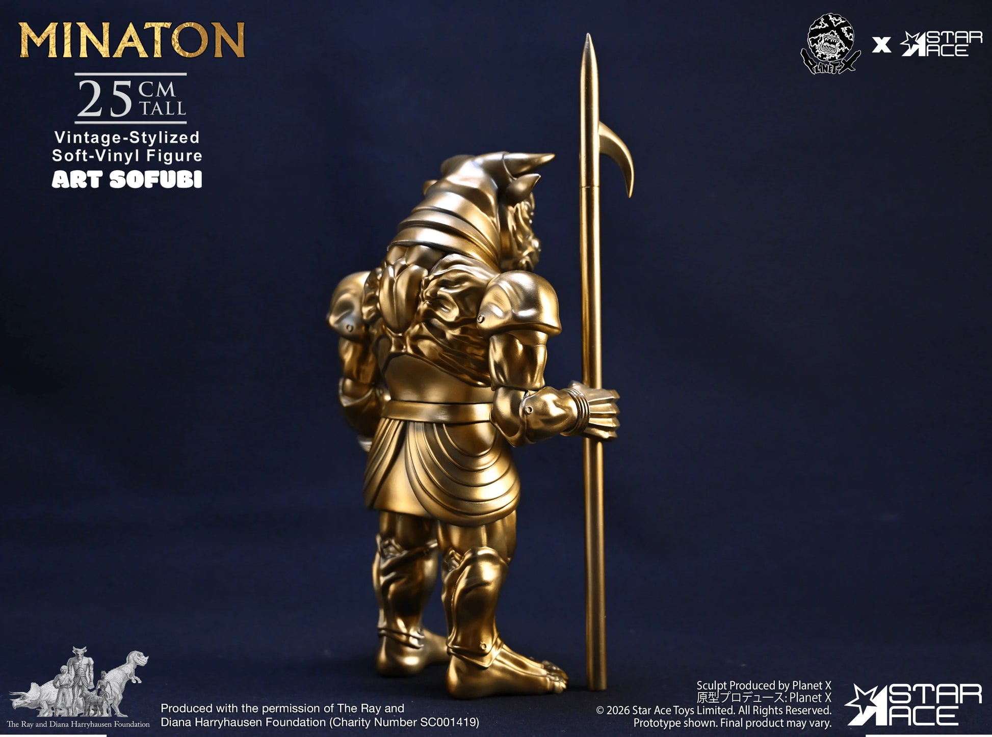 Minaton Vintage-Stylized Soft-vinyl Figure