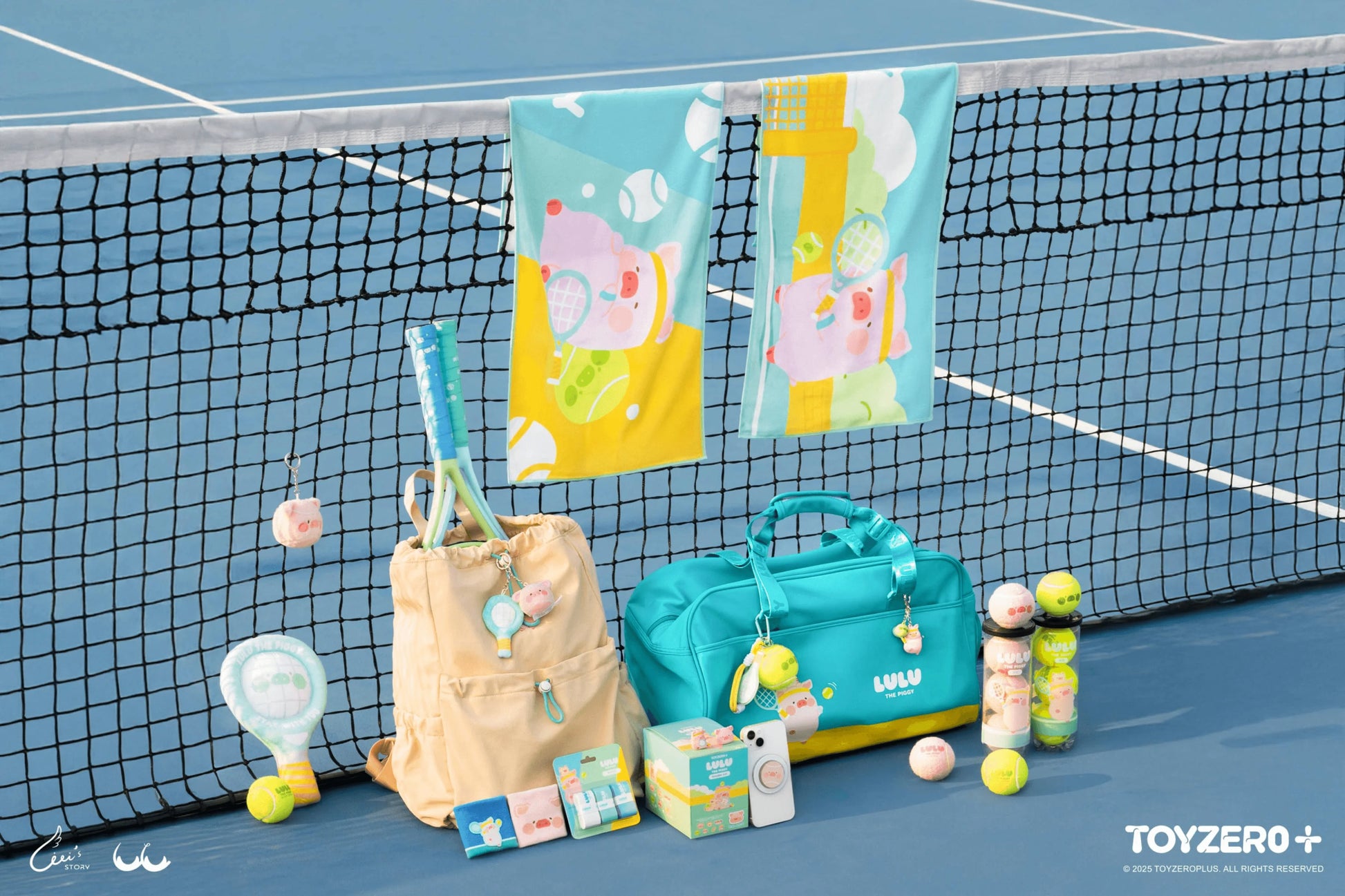 LuLu the Piggy Tennis Series - Sports Fitness Bag