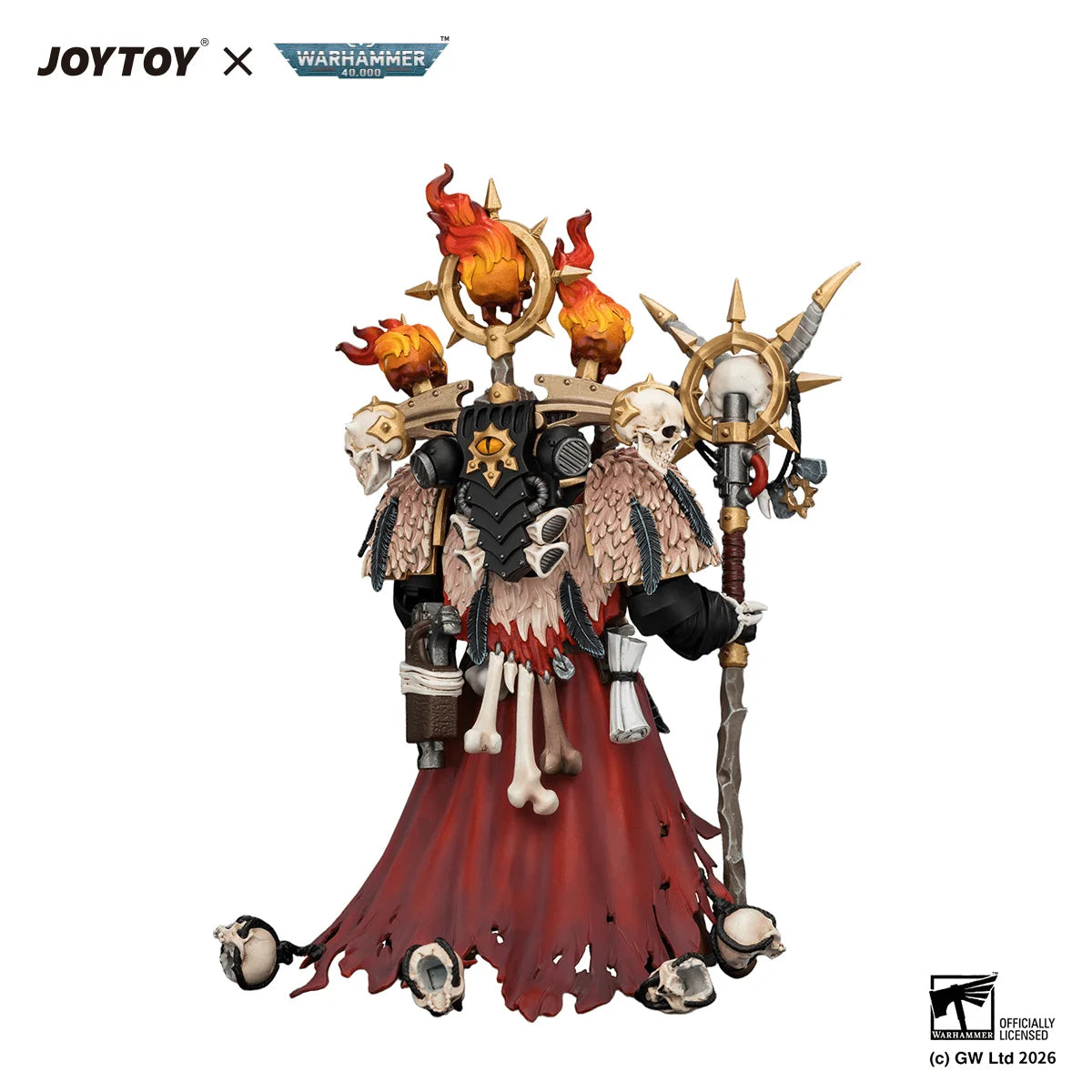 Black Legion Master of Possession with Staff of Possession and Bolt Pistol