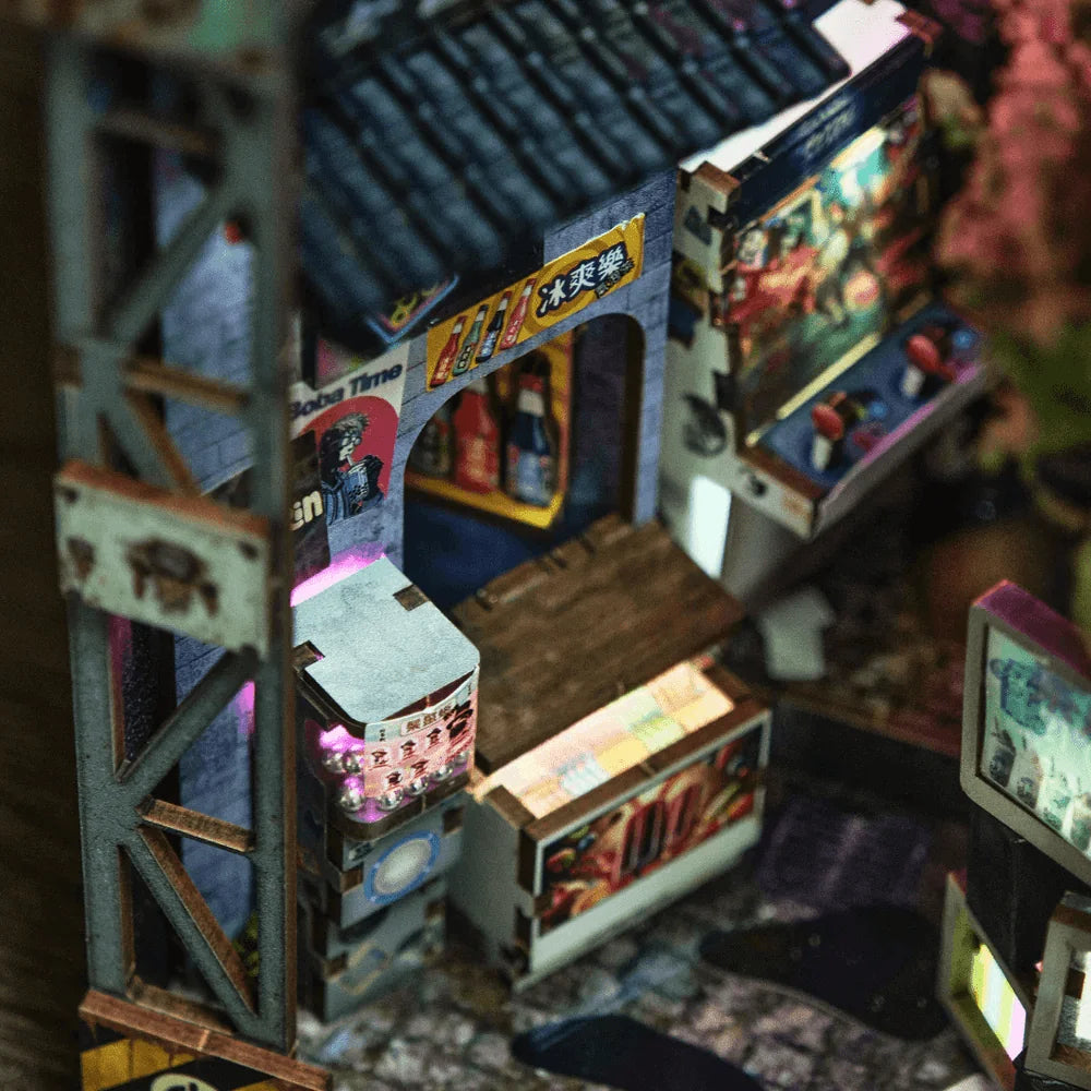 Kowloon Walled City 2049 Book Nook Kit