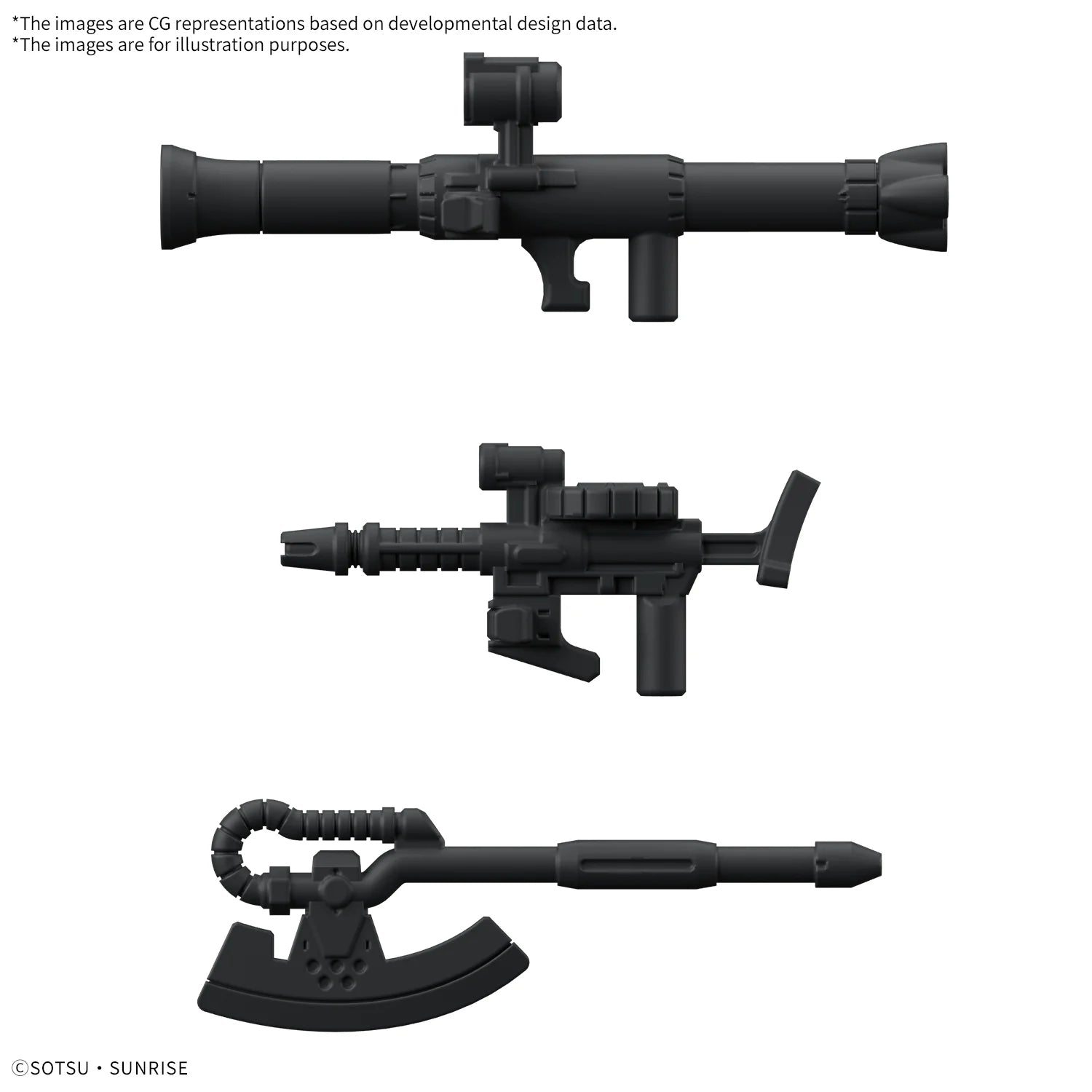Charzaku-kun DX Set with Runner Ver. Recreation Parts Model Kit