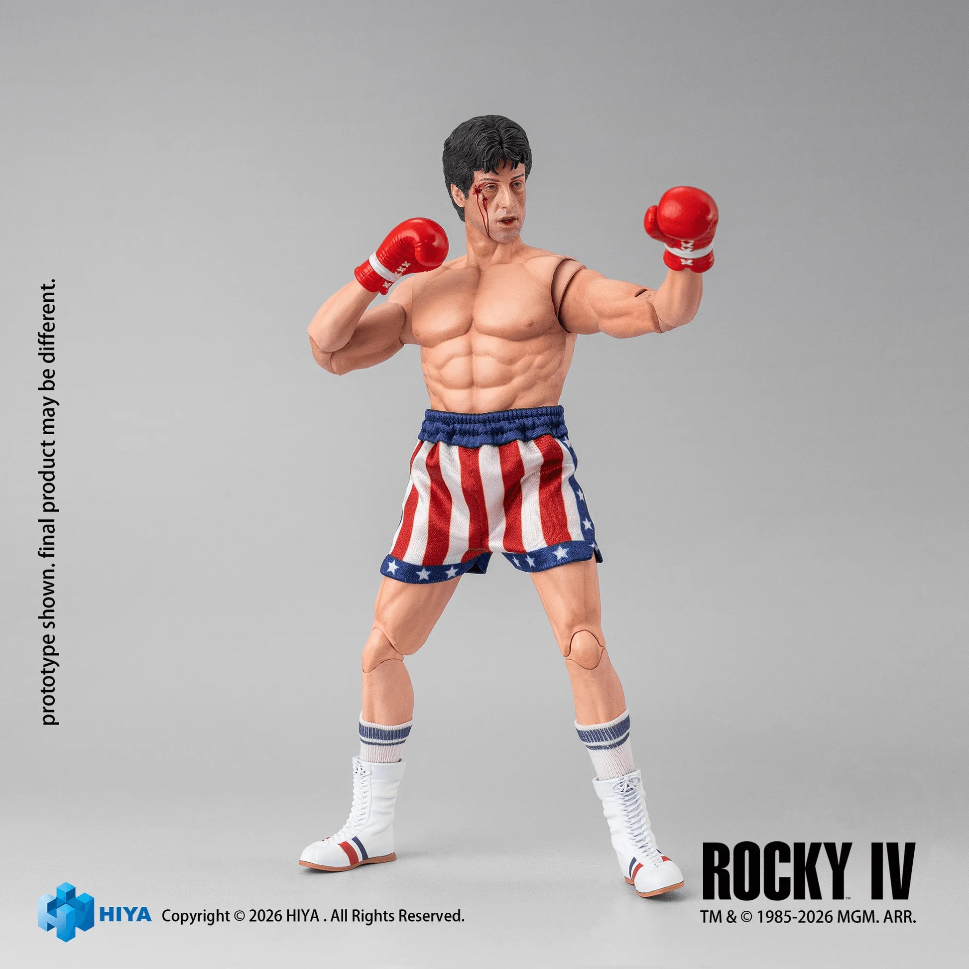 HIYA Toys Exquisite Super Series Rocky IV Rocky Boxer 1/12 Scale Action Figure
