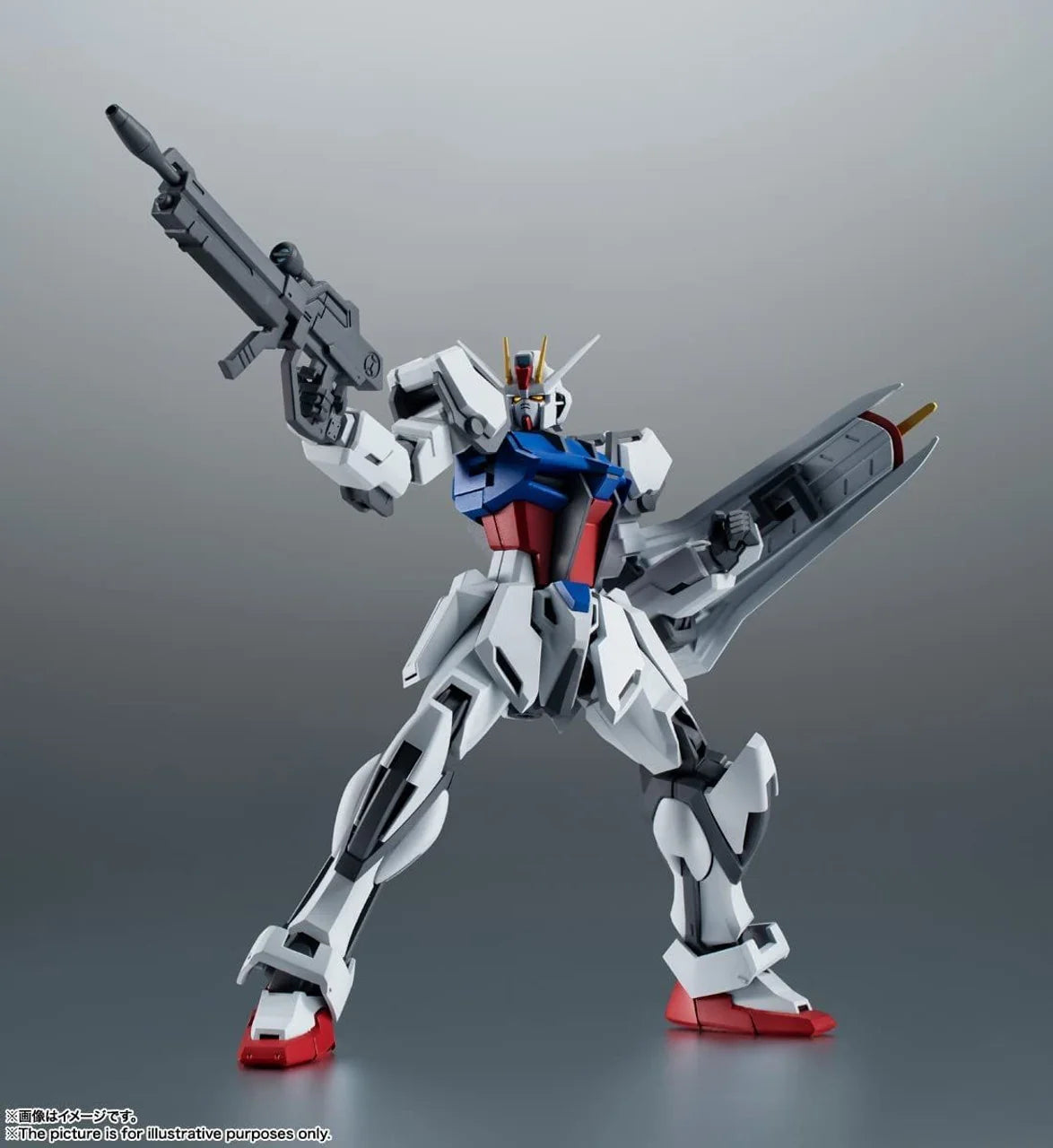 Bandai Spirits Robot Spirits GAT-X105 Strike Gundam Ver. A.N.I.M.E. Action Figure