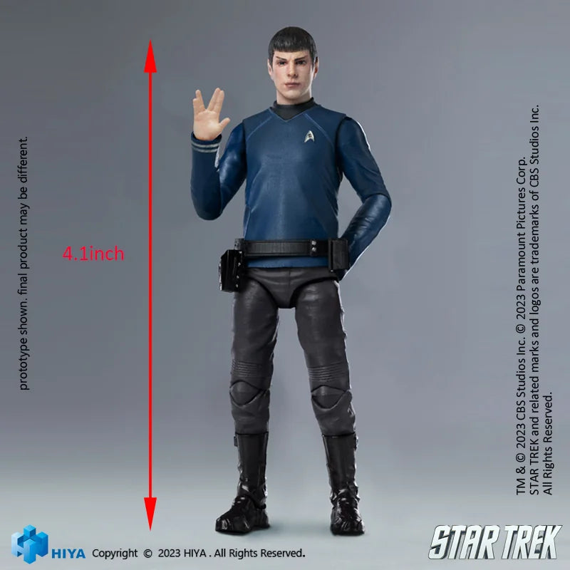 HIYA TOYS Exquisite Mini Series 1/18 Scale Star Trek 2009 Spock Action Figure