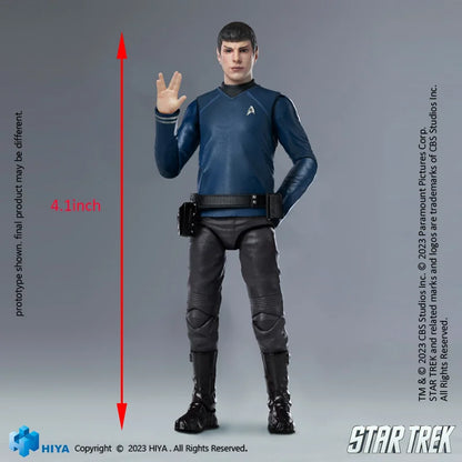 HIYA TOYS Exquisite Mini Series 1/18 Scale Star Trek 2009 Spock Action Figure