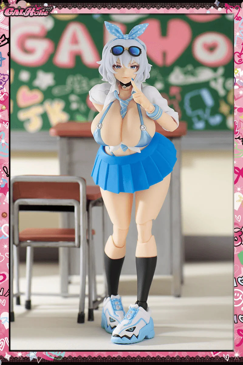AMAKUNI GALHolic Mio 1/10 Scale Bishoujo Plastic Model Kit