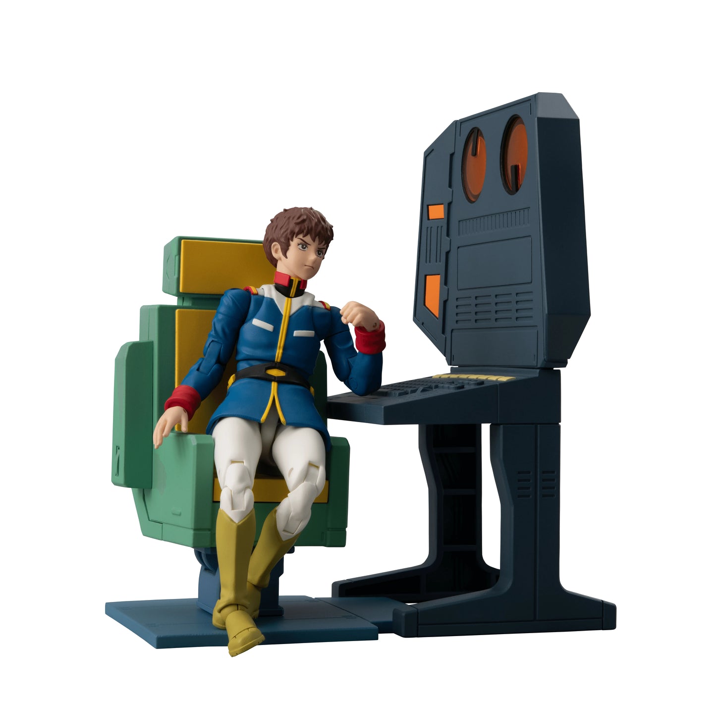 G.M.G. COLLECTION EX Mobile Suit Gundam White Base Bridge Radio operator Desk set【with gift】