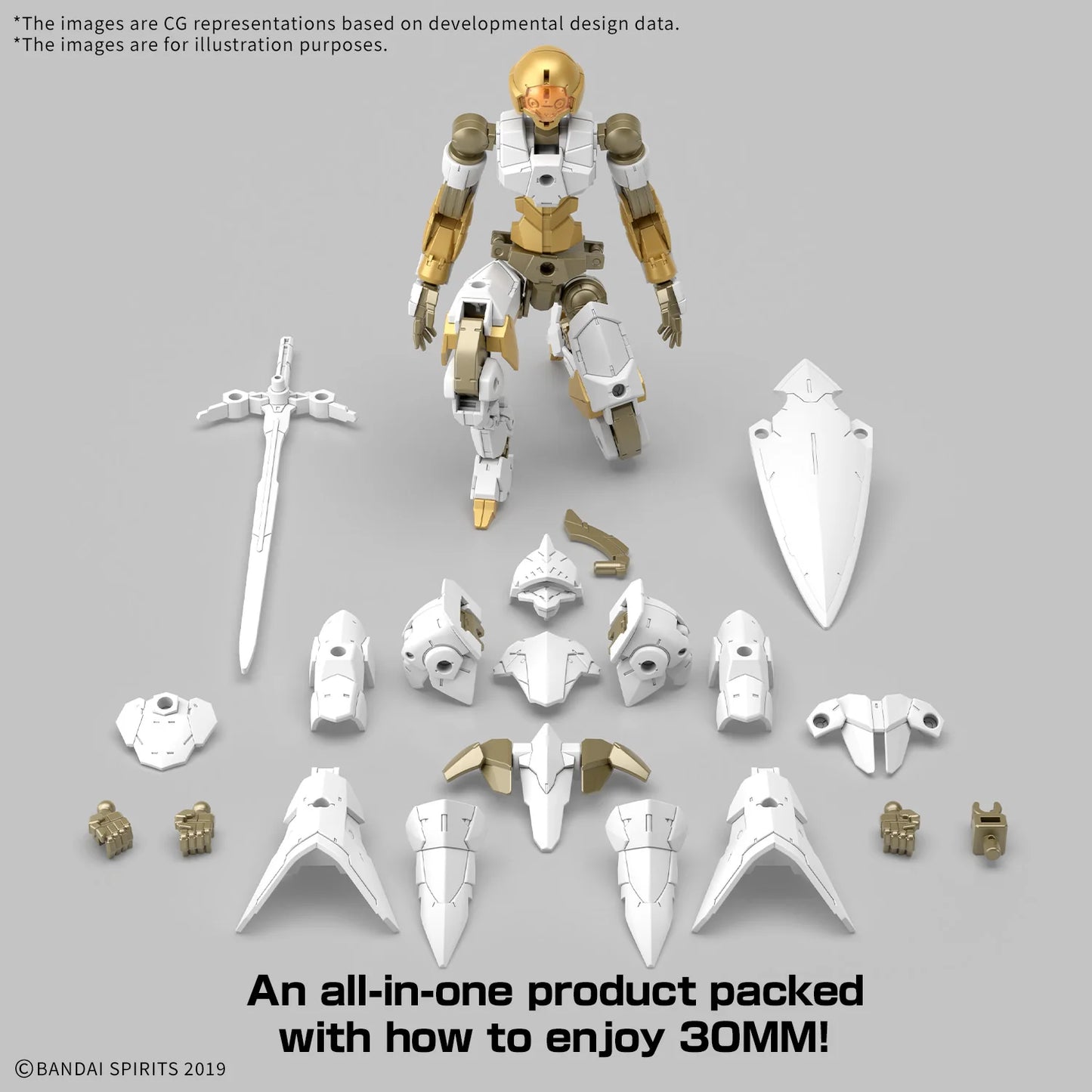 30MM 1/144 EXM-A9rk SPINATIO (ROYAL KNIGHT TYPE)