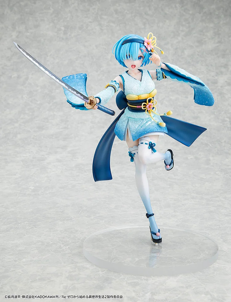KADOKAWA Re:ZERO Rem Combat Outfit Ver. Scale Figure