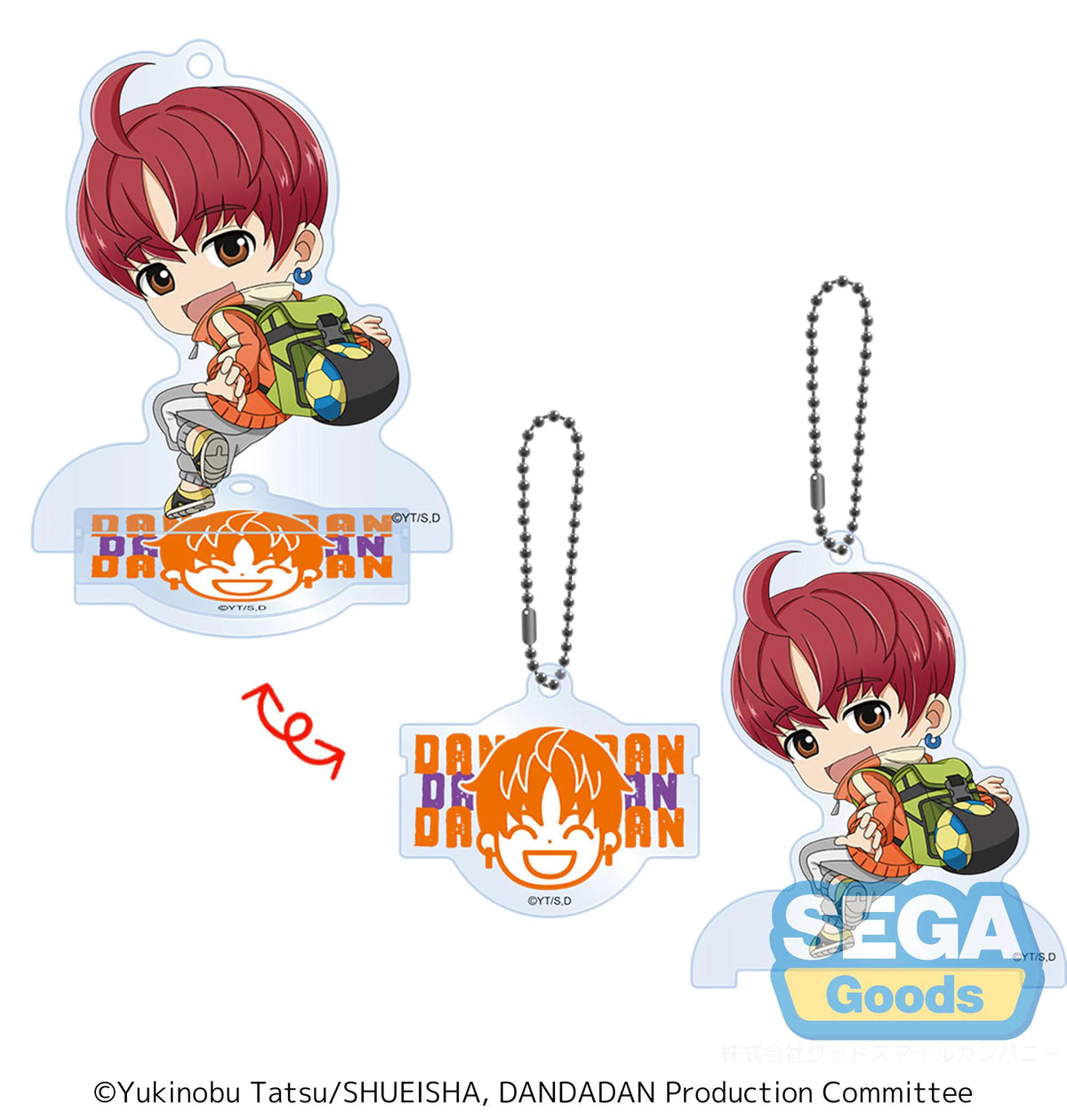 TV Anime DAN DA DAN Chibi Acrylic Keychain Stand (6pc per box)