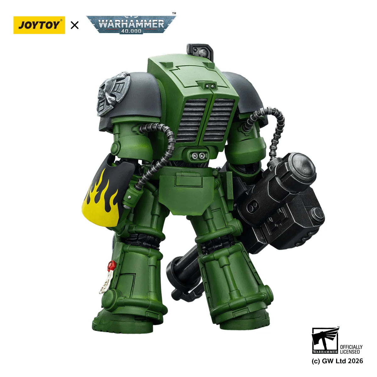 Salamanders Terminator 3 with Power Fist and Assault Cannon