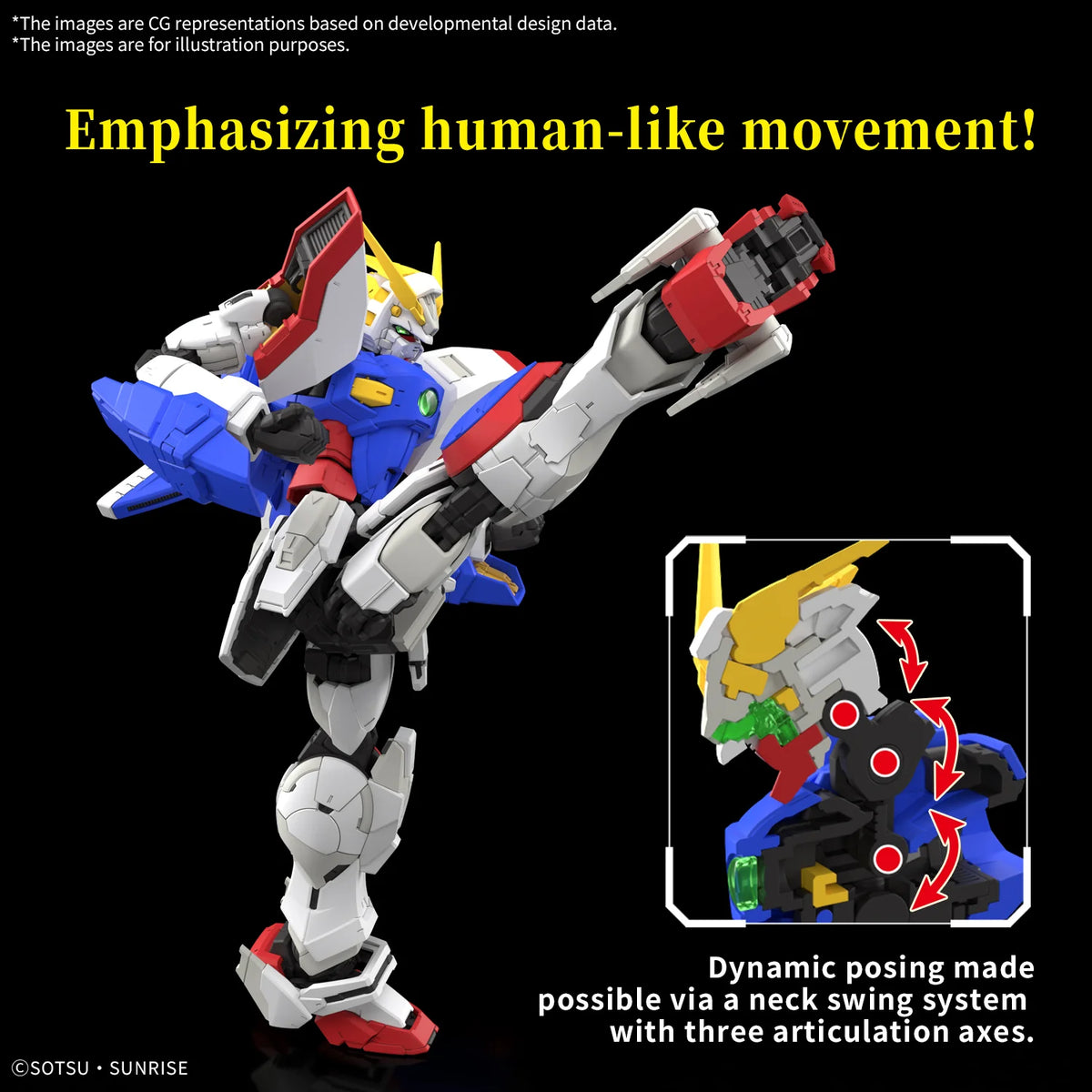 RG 1/144 Shining Gundam Model Kit