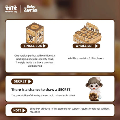 TNT SPACE Baby Zoraa Mini Series Bakery Blind Box
