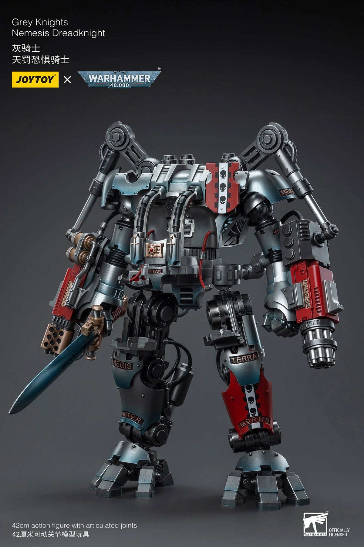 JOYTOY Grey Knights Nemesis Dreadknight Action Figure