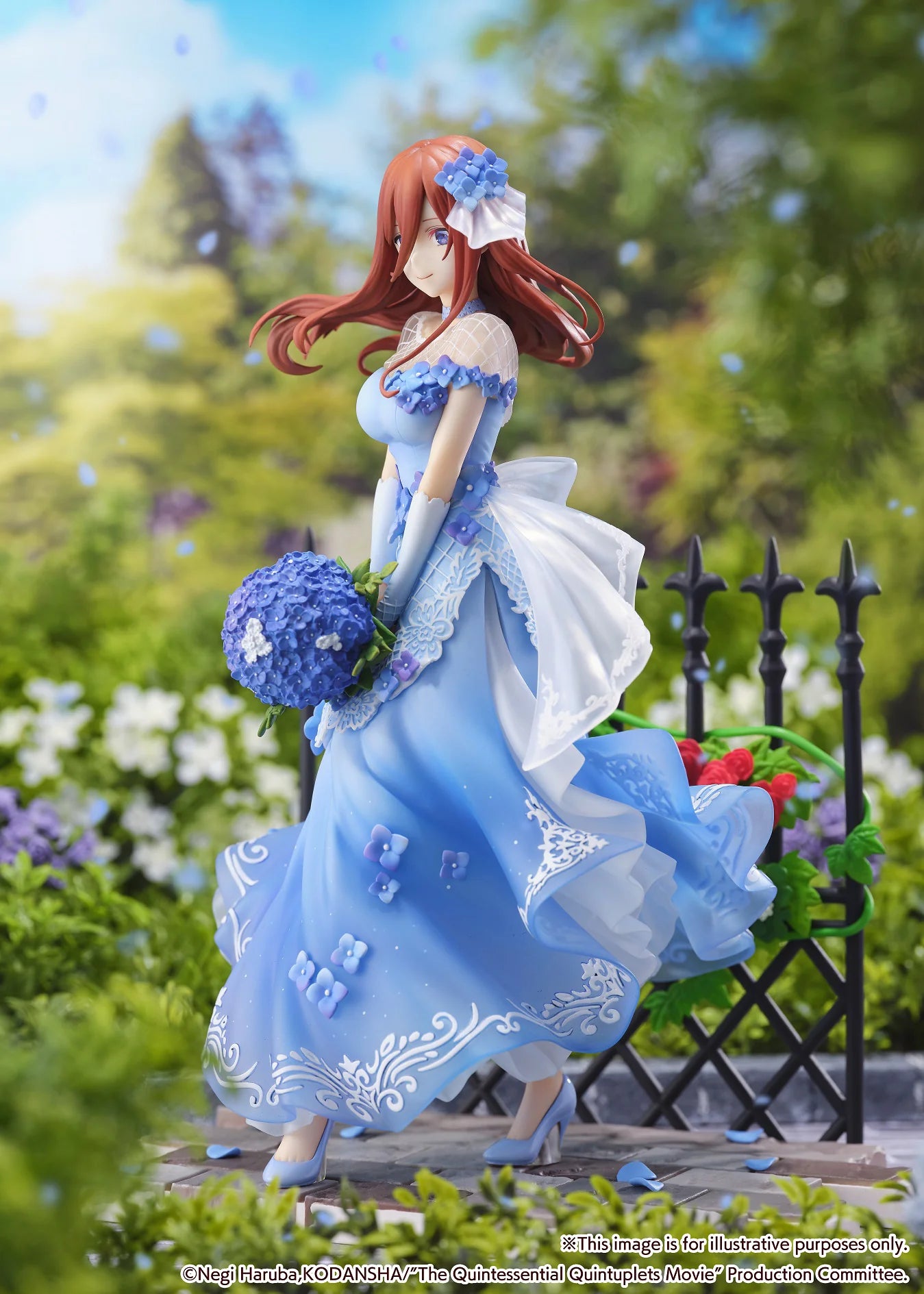 eStream Miku Nakano Floral Dress Scale Figure The Quintessential Quintuplets