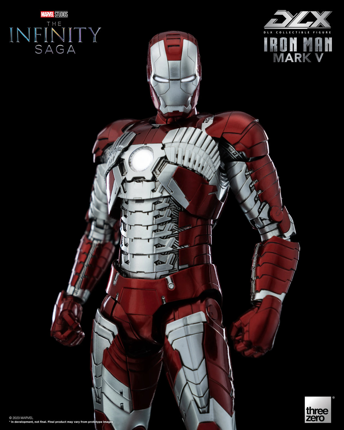 threezero DLX Iron Man Mark 5 Action Figure