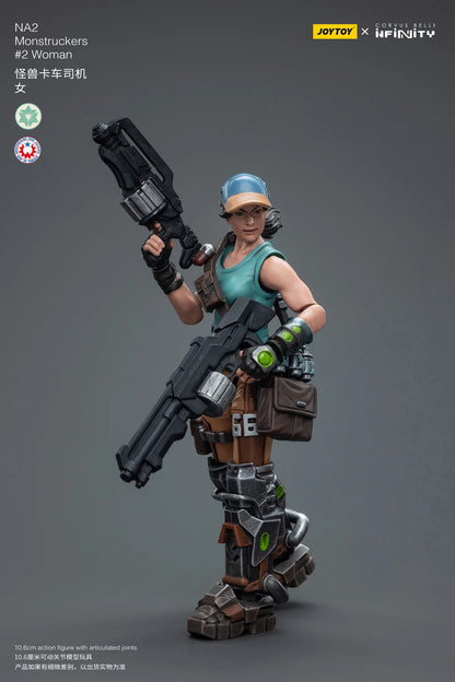 JOYTOY Original Series NA2 Monstruckers #2 Woman Action Figure