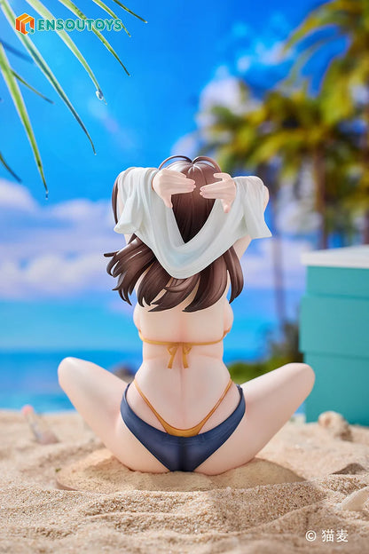 ENSOUTOYS Nekomugi Character Beach Scale Figure