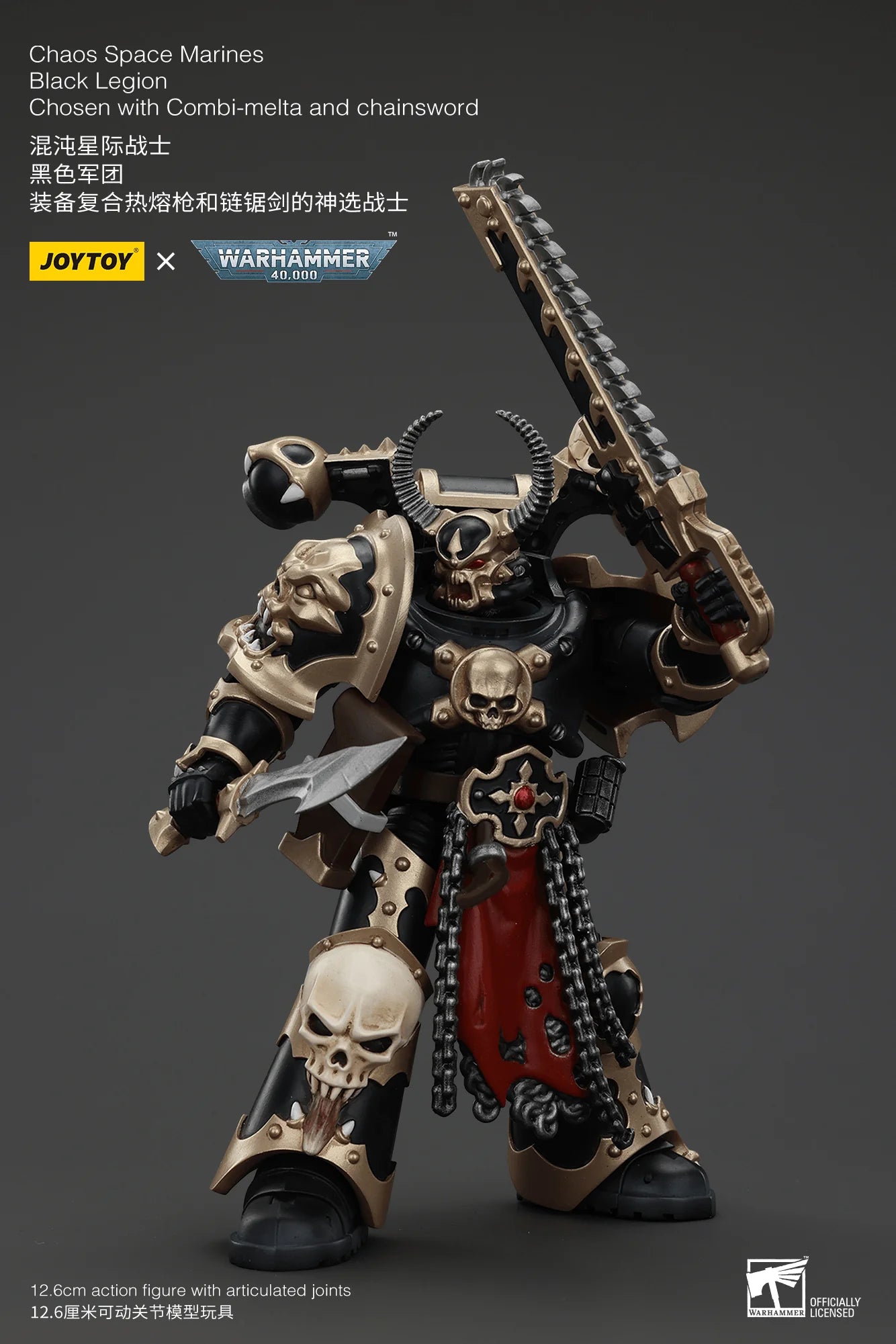 Chaos Space Marines Black Legion Chosen with Combi-melta and chainsword