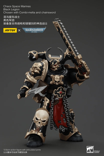 Chaos Space Marines Black Legion Chosen with Combi-melta and chainsword