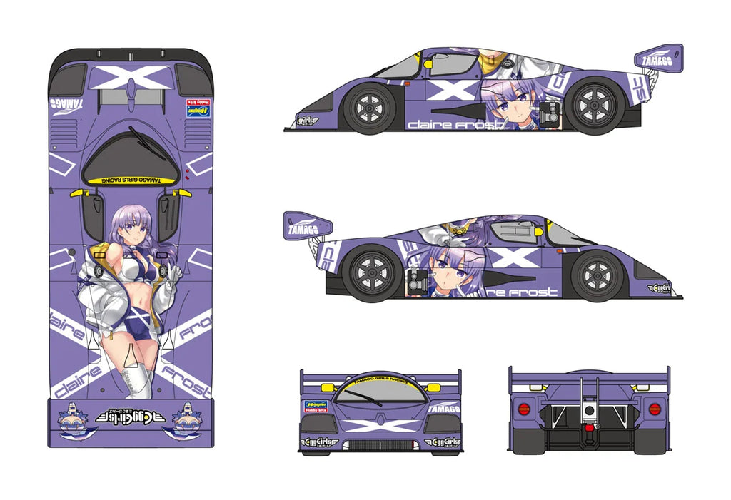 Hasegawa 1/24 Sauber Mercedes C9 Claire Frost Model Kit