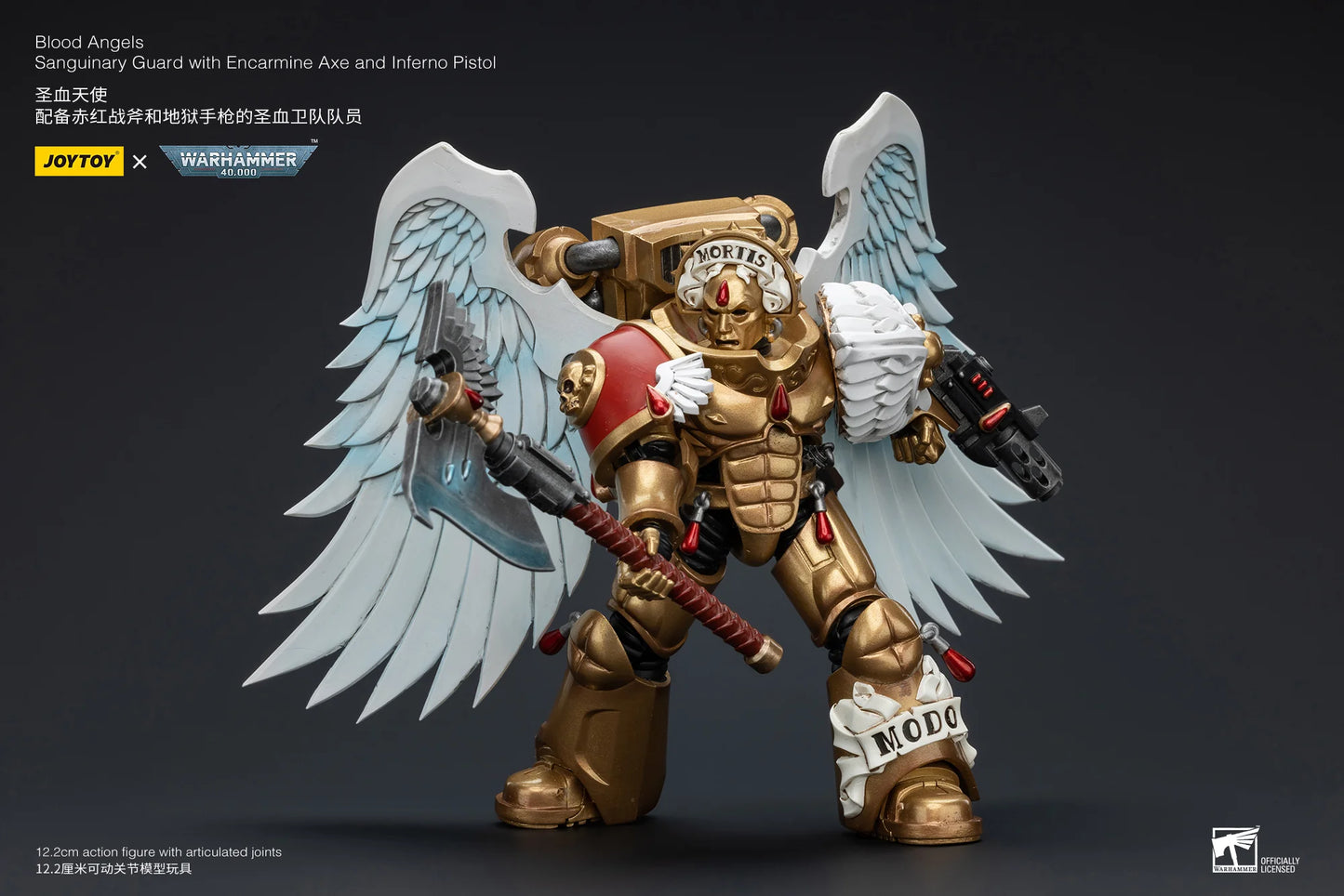 JoyToy Warhammer 40K Blood Angels Sanguinary Guard Action Figure