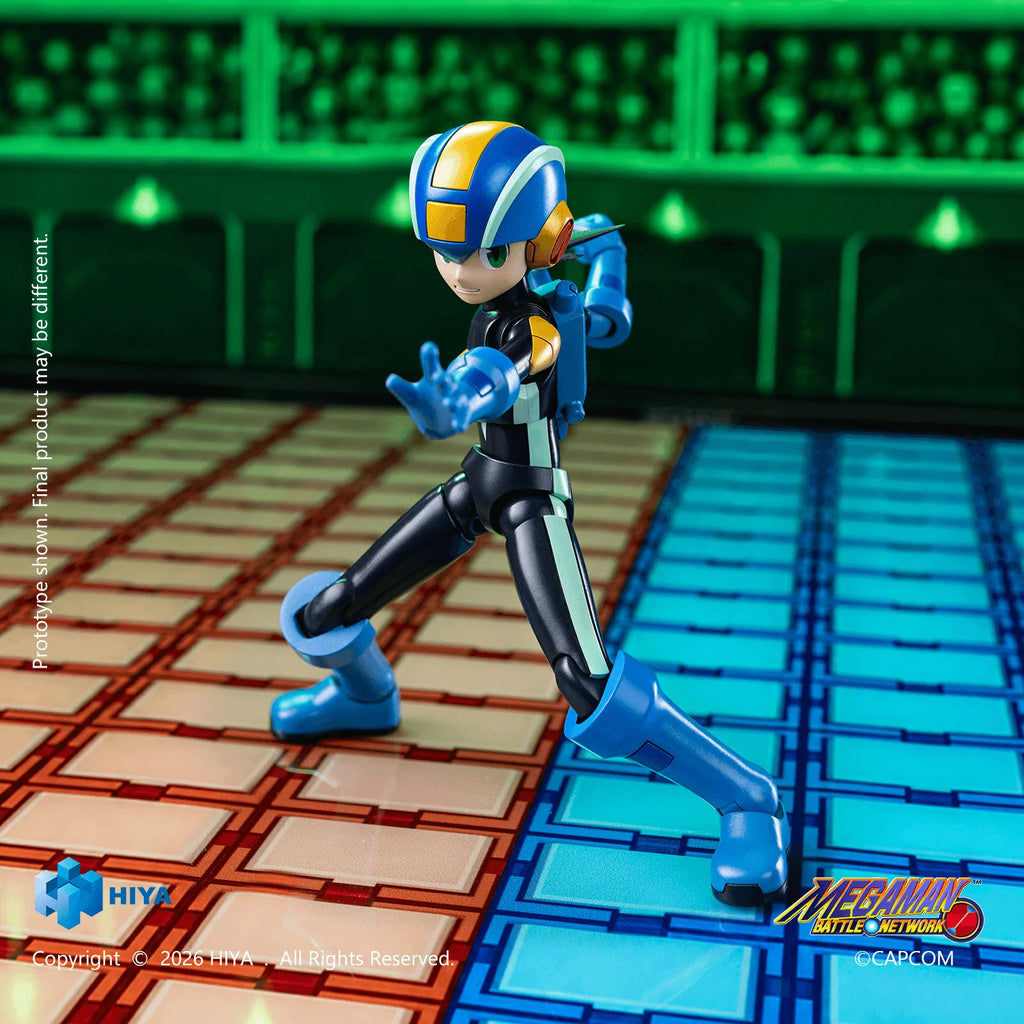 HIYA Exquisite Basic Series None Scale 4.9 Inch Mega Man Battle Network Series MegaMan.EXE Action Figure