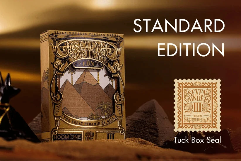 The Great Pyramid of Giza Playing Cards - Half Brick Set