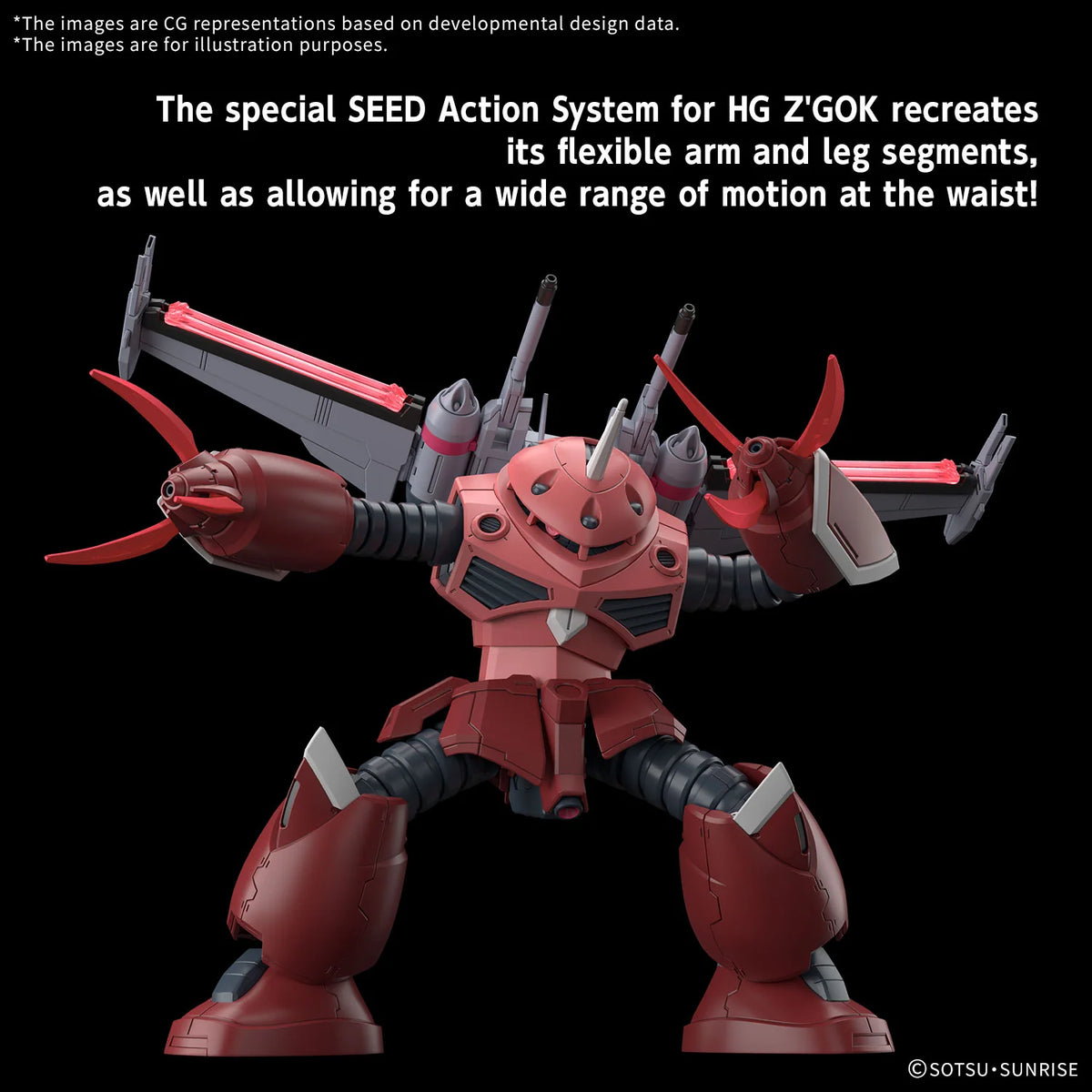 HG 1/144 Z'Gok (Seed Freedom Ver.) Model Kit