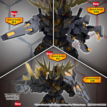 SD Gundam Cross Silhouette Unicorn Gundam 02 Banshee Destroy Mode Model Kit