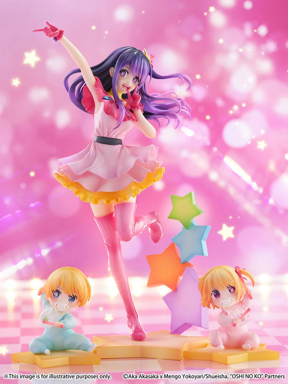 CyberZ Oshi no Ko Ai, Aqua, and Ruby 1/7 Scale Figure