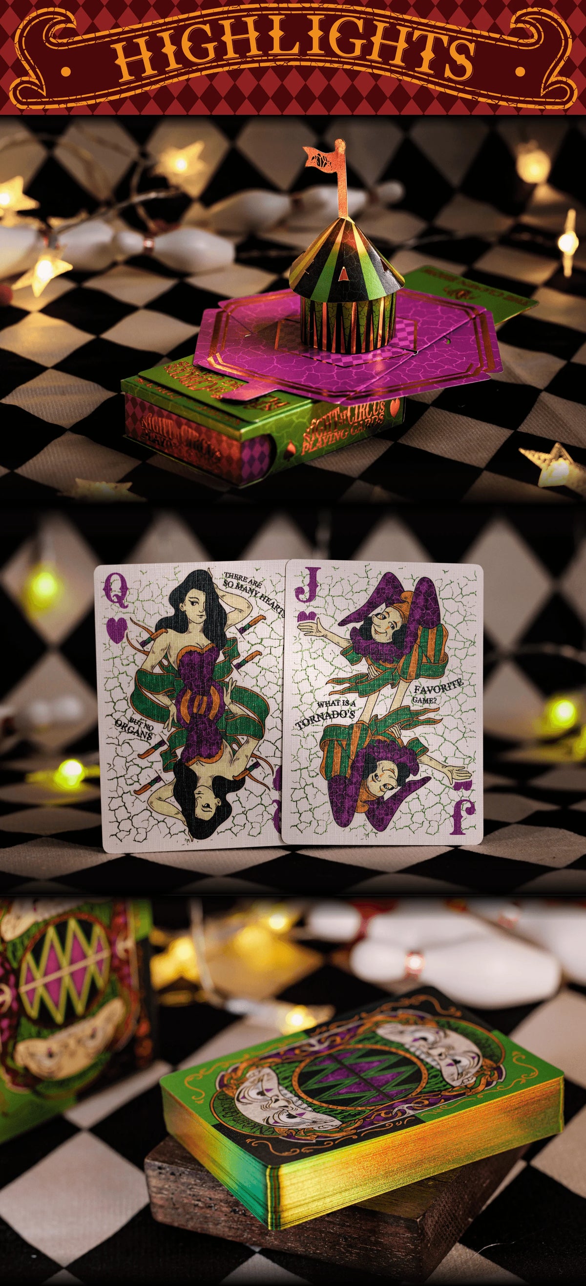 Night at Circus Playing Cards - Collector's Set