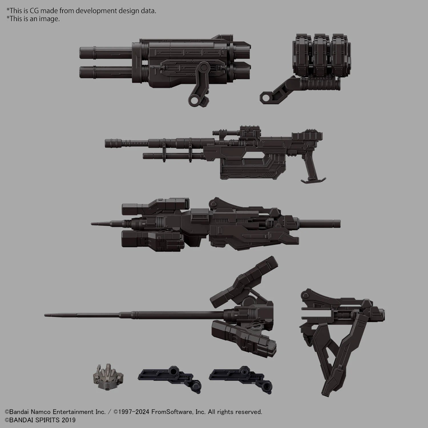 30MM ARMORED CORE Ⅵ FIRES OF RUBICON RaD CC-2000 ORBITER NIGHTFALL