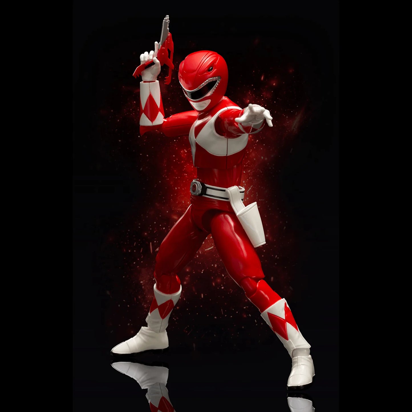 Flame Toys Furai Model Power Rangers Red Ranger Action Figure