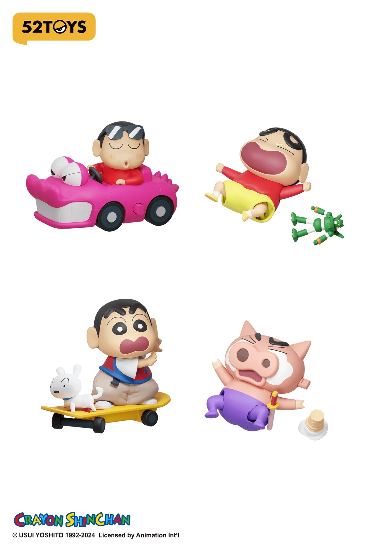 Crayon Shinchan Dynamic Shin-Vibes (Box of 4)