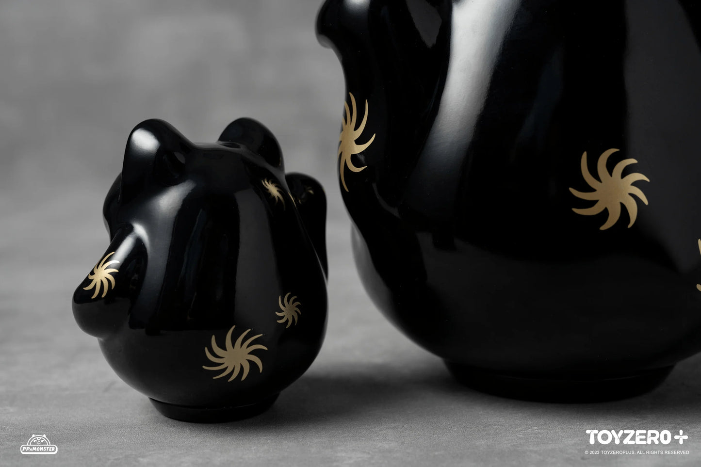 200% PP Lucky Cat Daruma (Black cat edition)