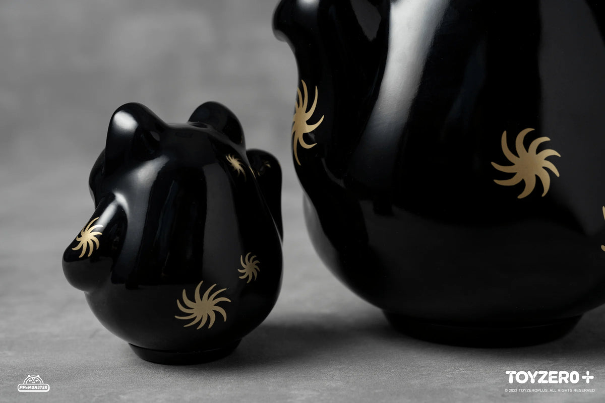 200% PP Lucky Cat Daruma (Black cat edition)