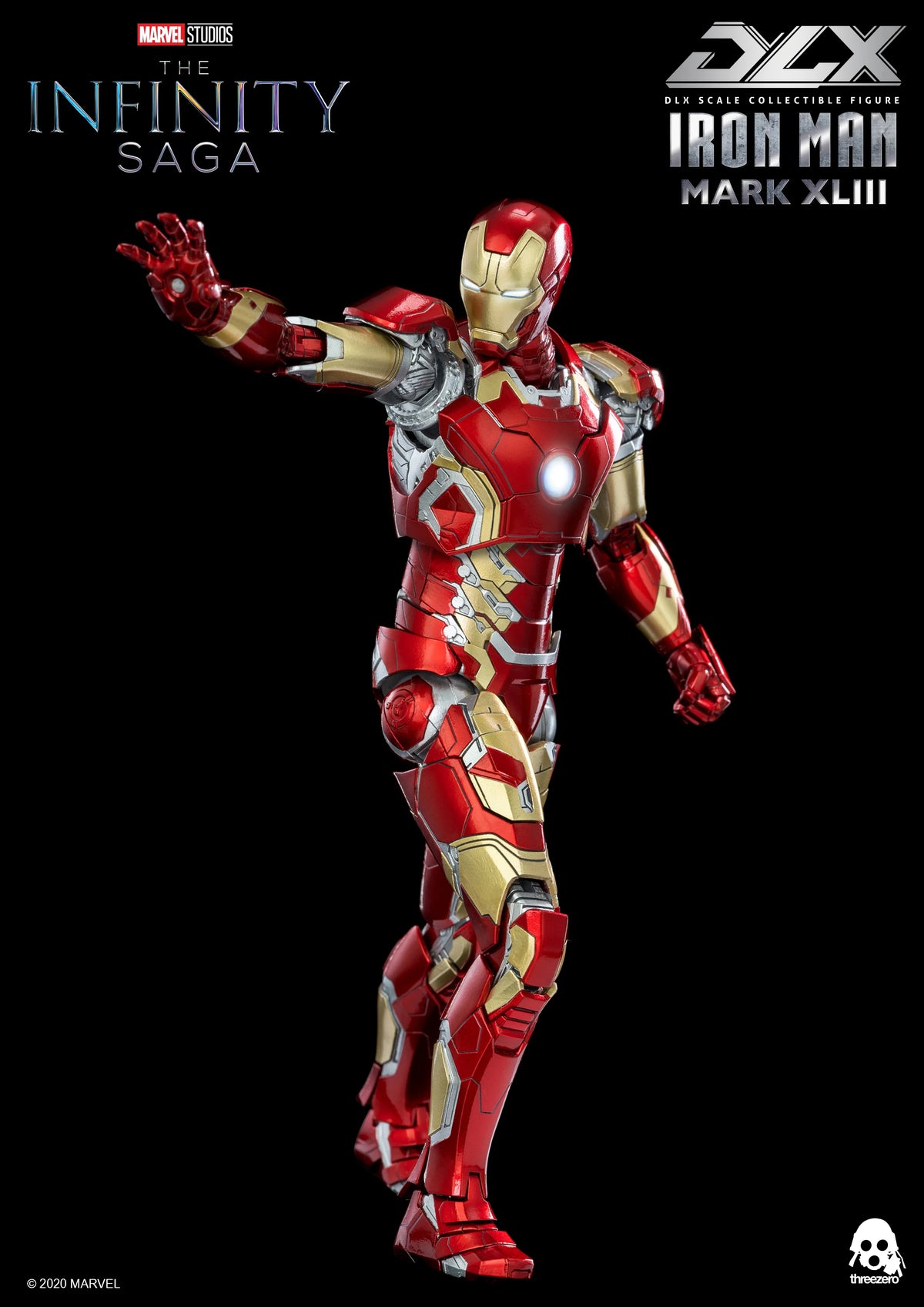 threezero DLX Iron Man Mark 43 Collectible Figure