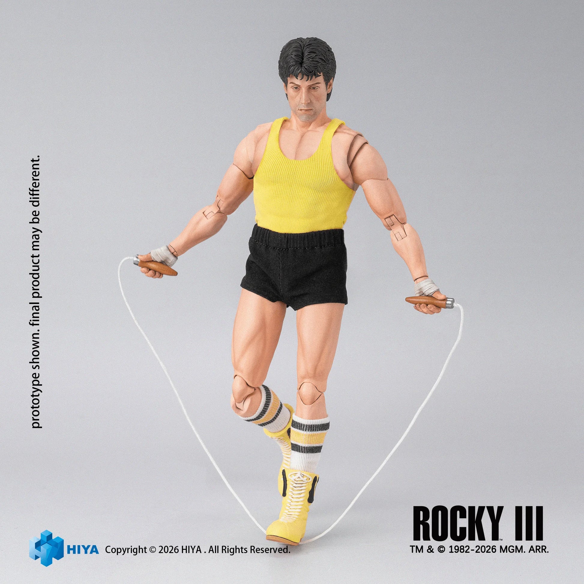HIYA TOYS Exquisite Super Series Rocky III Rocky Balboa 1/12 Scale Action Figure