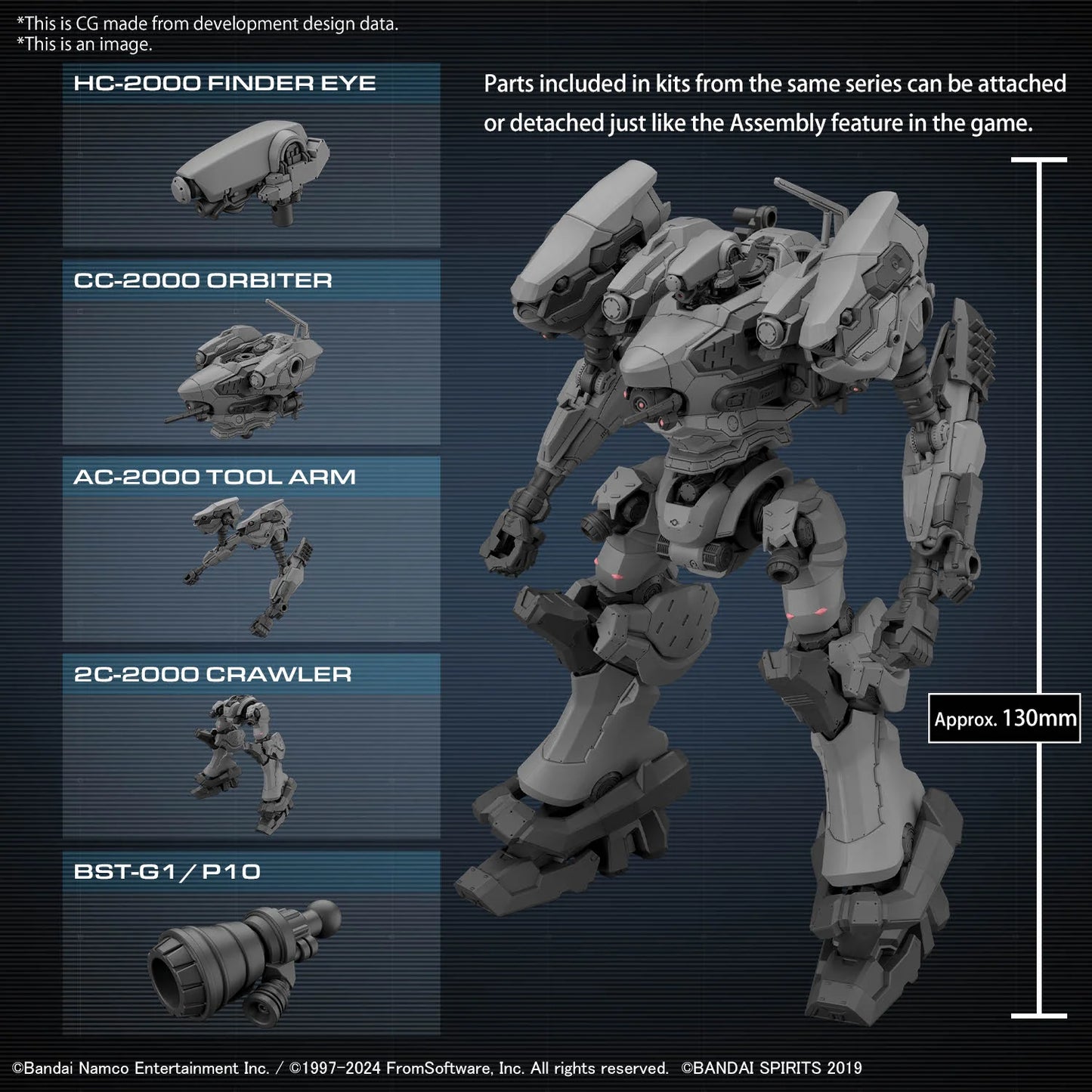 30MM ARMORED CORE VI FIRES OF RUBICON RaD CC-2000 ORBITER