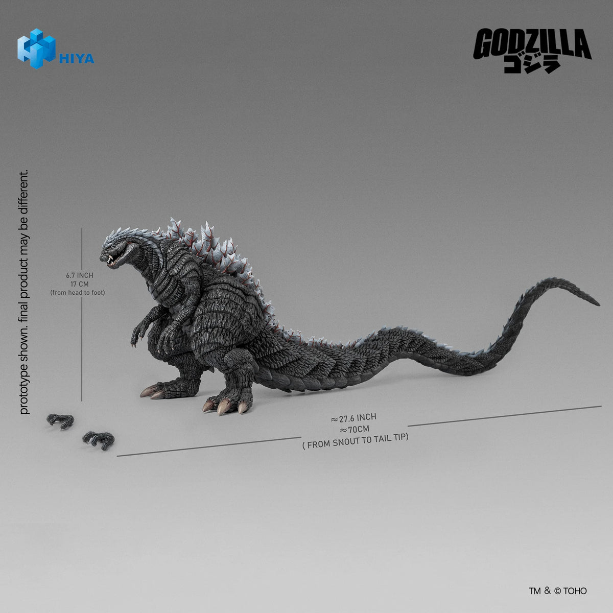 None Scale 6.7 Inch Godzilla Singular Point Godzilla Ultima Version Action Figure