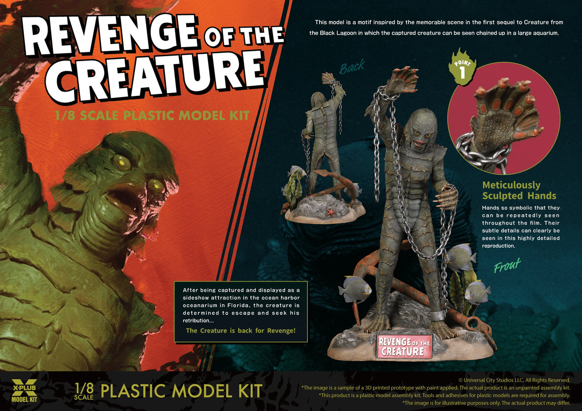 1/8 Scale Revenge of the Creature Plastic Model Kit