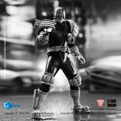 1/12 Scale 6 Inch JUDGE DREDD Judge Dredd Black&White Ver. Action Figure