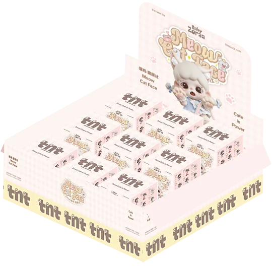 TNT Space Zoraa Meow Cat Face Blind Box Figures
