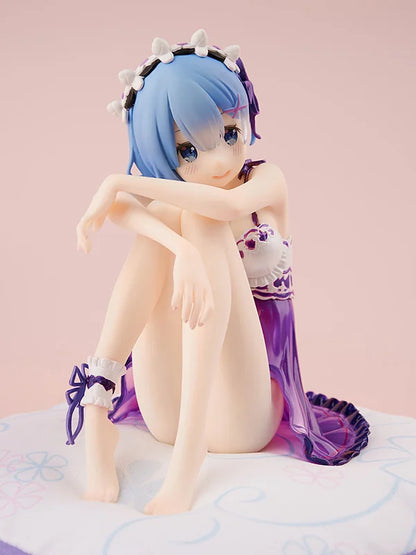 KADOKAWA Rem Birthday Purple Lingerie Scale Figure