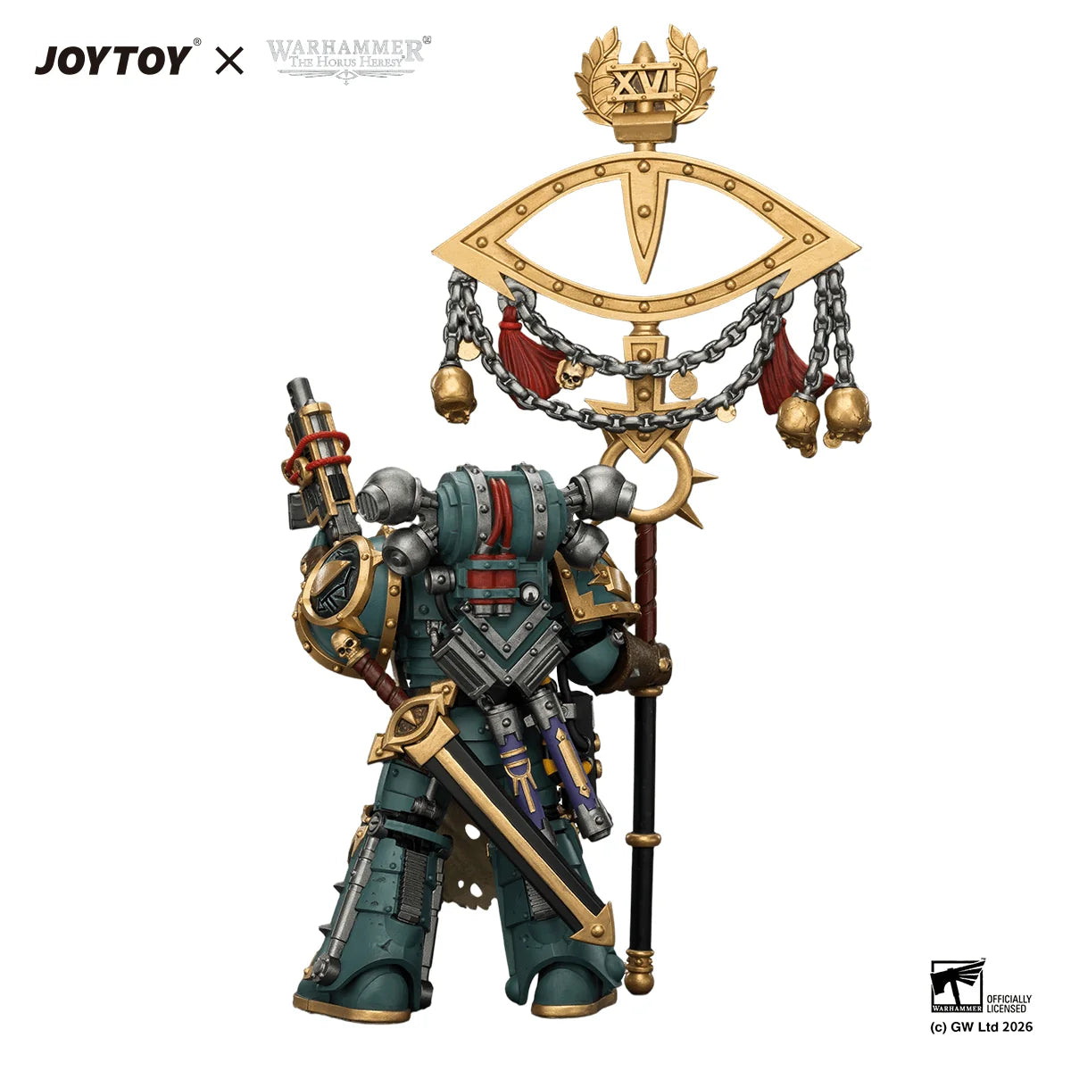 JOYTOY Warhammer 40K Sons of Horus Maloghurst the Twisted Action Figure