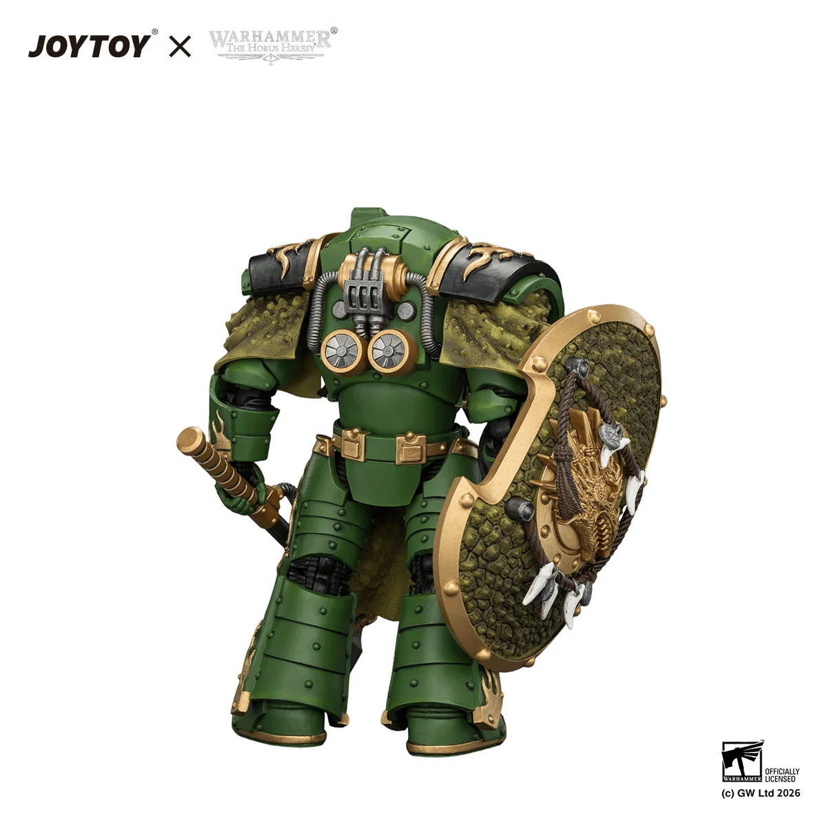 Salamanders Firedrake Terminator 1 with Thunder Hammer and Dragonscale Storm Shield