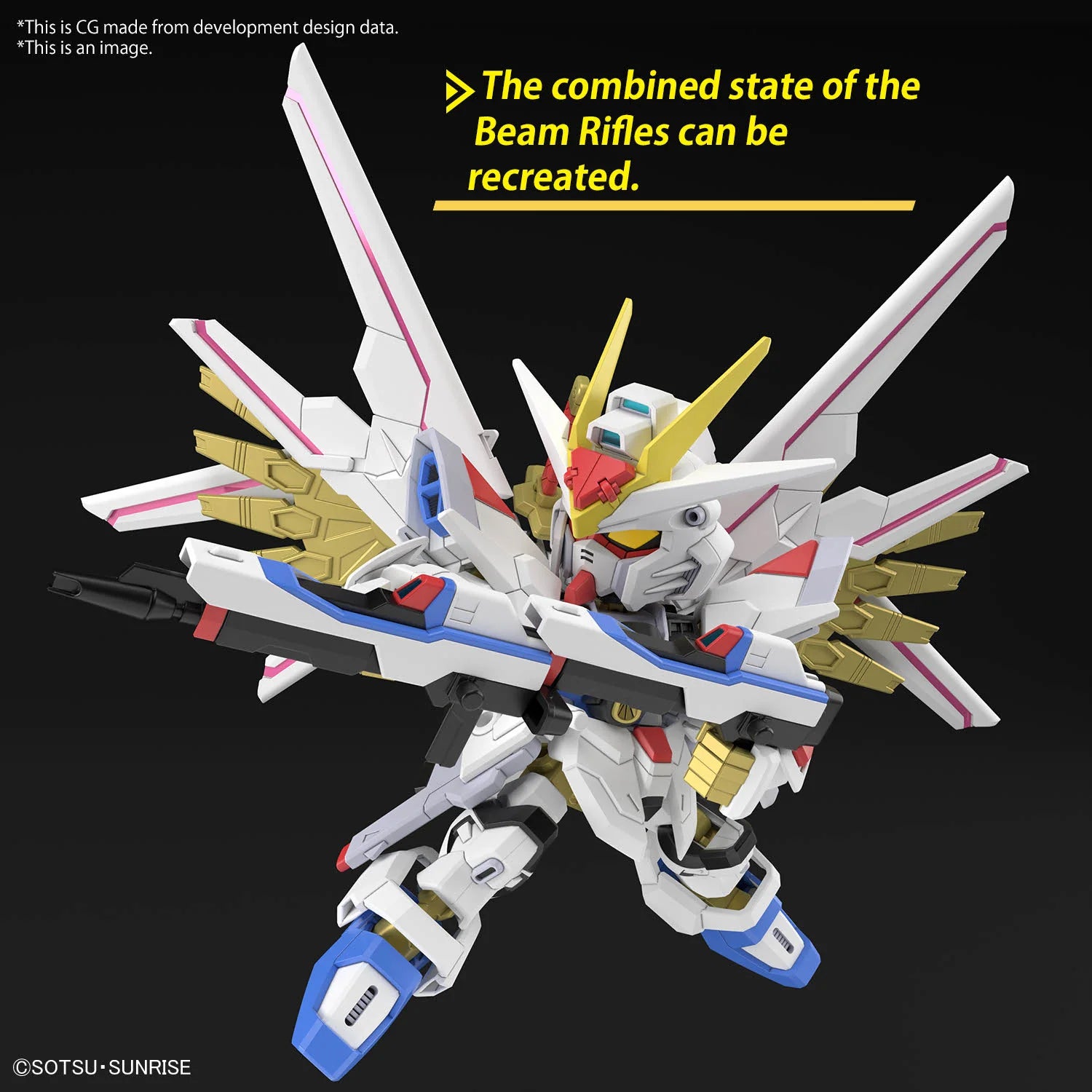 SD Gundam Cross Silhouette Mighty Strike Freedom Gundam Model Kit