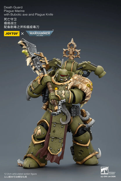 Death Guard Plague Marine with Bubotic axe and Plague Knife