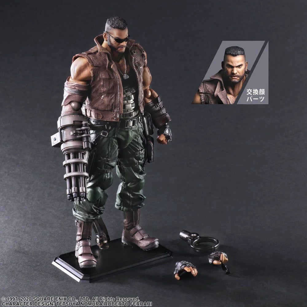 Final Fantasy VII Remake Barret Wallace Play Arts Kai Action Figure Ver. 2